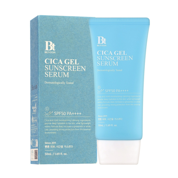 Зволожувальна сонцезахисна крем-сироватка з центелою Benton CICA Gel Sunscreen Serum SPF50/PA++++, 50 мл 3148414 фото
