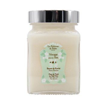 Масло каріте "Тіаре та алое вера" La Sultane De Saba Shea Butter Tiare Flower & Aloe Vera, 300 ml 4017882 фото
